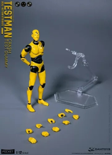DAMTOYS 1/12 DPS02 Flexible Testman Crash Test Dummy 6
