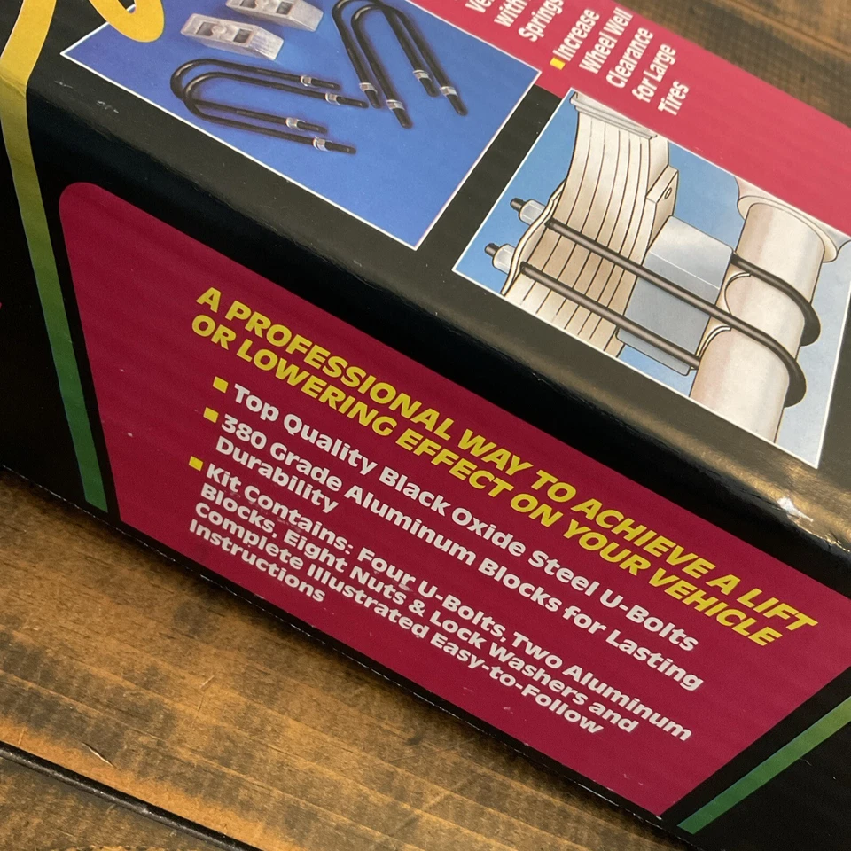 Superior 13-1030 Lift or Lowering Block Kit 2" Vintage NOS MINI TRUCKS VANS - Image 4 of 4