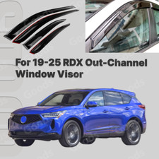 Fits Acura RDX 2019-2025 Wind Guards Window Rain Visors Sun Vent Side Deflectors
