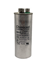 50/5 MFD 240V/660V Dual Run Round Start AC Compressor Capacitor Heat Pump CBB65