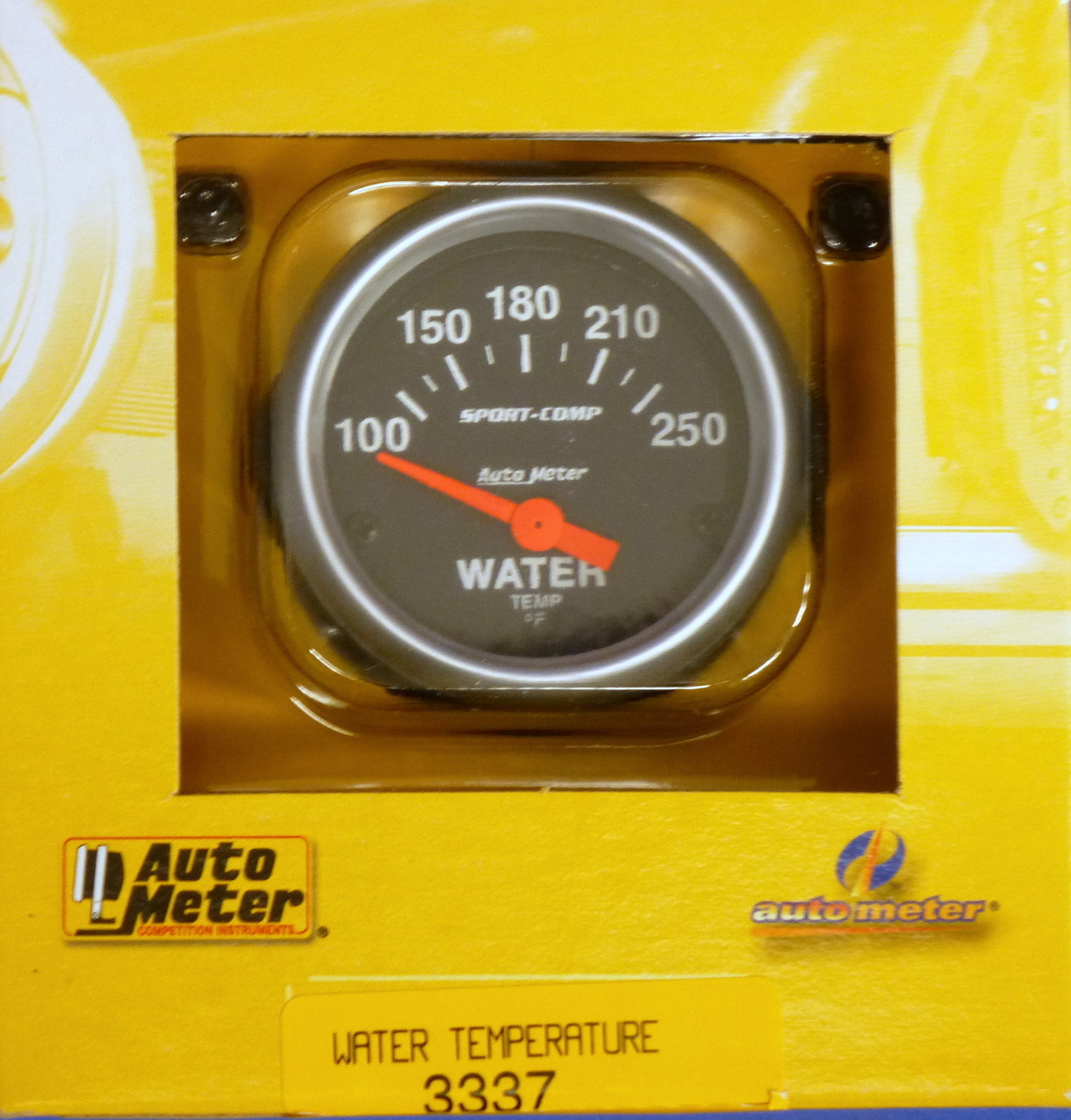 Auto Meter 3337 Sport Comp Electric Water Temperature Gauge Temp 100