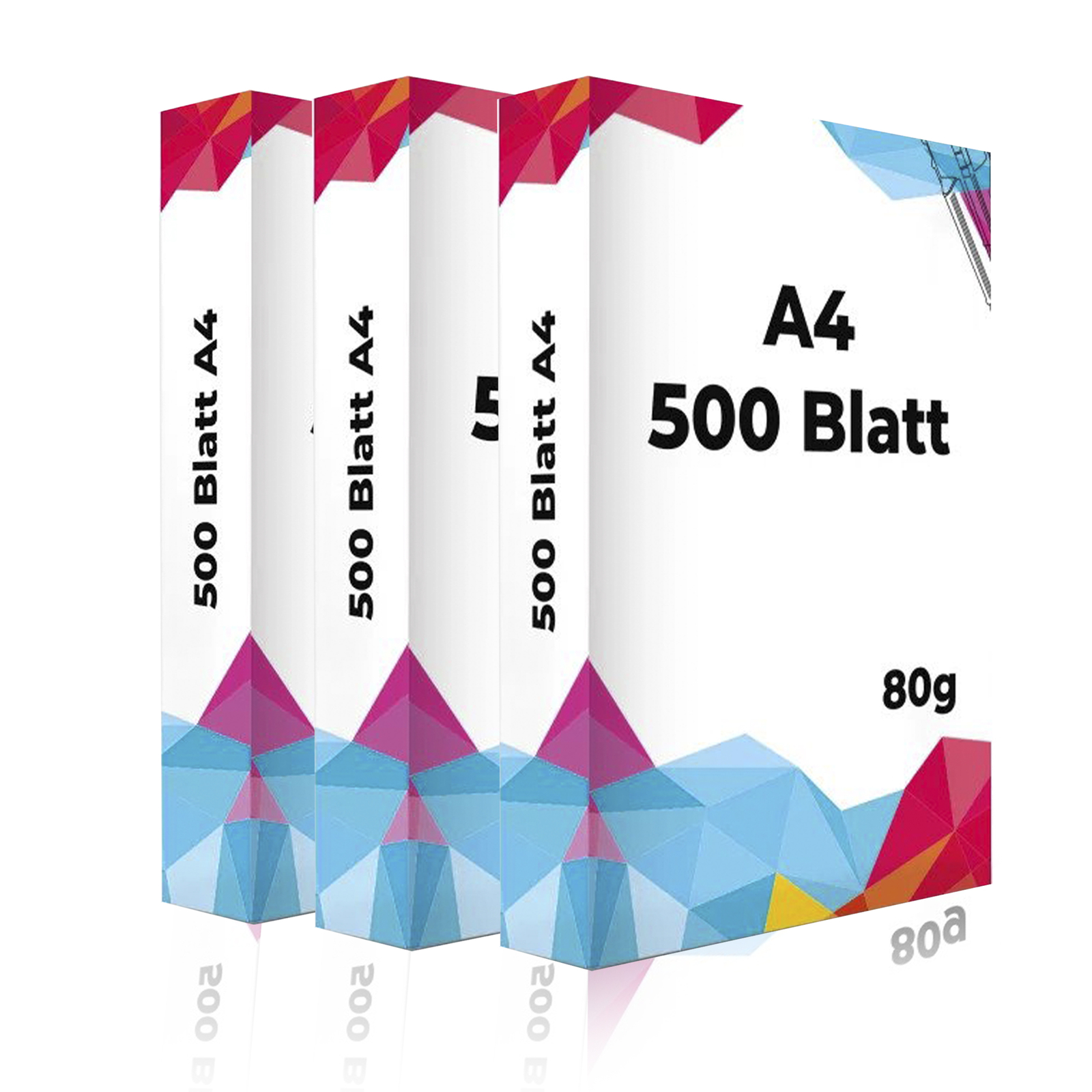 SPS Kopierpapier A4 500/1500/2500/5000 blatt DIN A4 Druckerpapier 80g