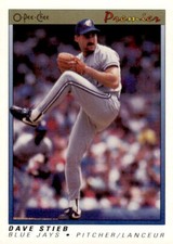 1991 O-Pee-Chee Premier #116 Dave Stieb Toronto Blue Jays