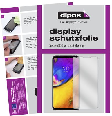 Pellicola Protettiva Dipos Crystalclear Per LG Q6 – Confezione Da 6, Taglio Laser, Made In Germany, Anti Graffio - 5