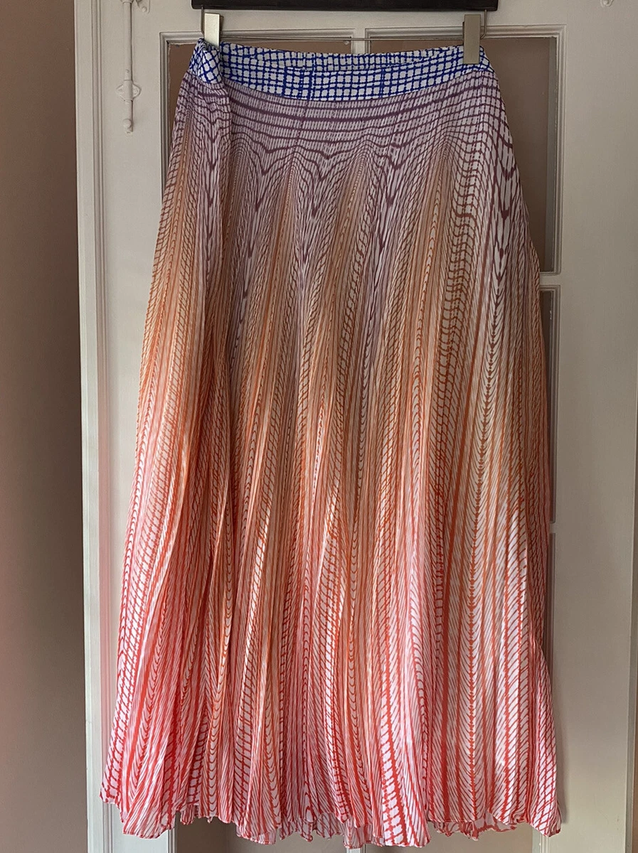 anthropologie Dawn Maxi Skirt Long Flowy Multi Colored Skirt eBay