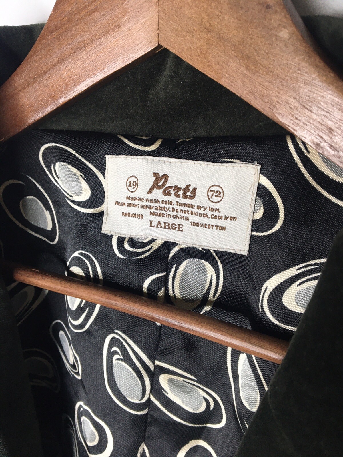 Parts Suede Jacket by Machine Clothing Co. RN0101199 Men’s Size L Green