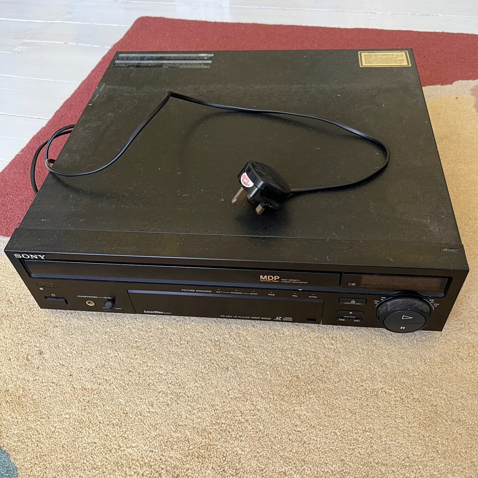 Sony Laserdisc Player MDP650D eBay