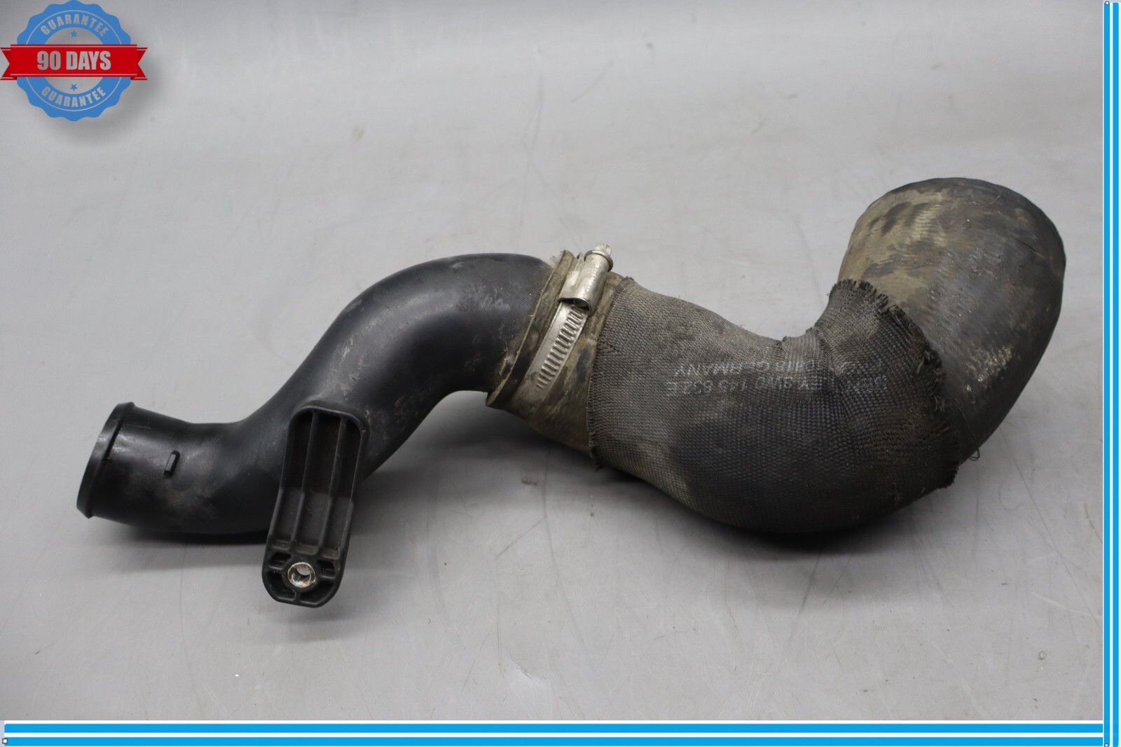 06-12 Bentley Continental Right Side Intercooler Hose Pipe 3W0145832E Black Oem