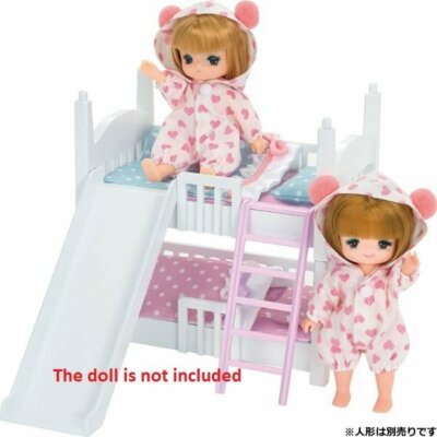Takara Tomy Licca Accessory LF-10 Miki Maki Bunk Bed Licca-chan