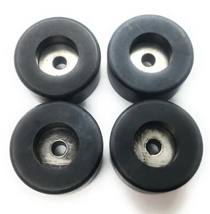 4 emballage lourd Air Pieds en caoutchouc compresseur & Plaque anti-vibrations
