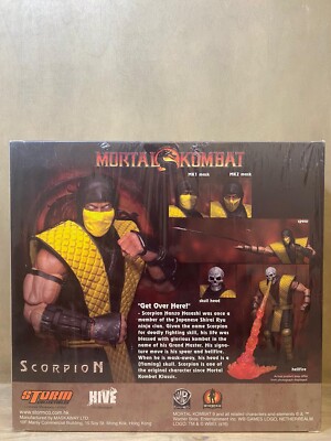 Scorpion Mortal Kombat storm モータルコンバット Amazon.com: Storm Collectibles 1/12 Scorpion Mortal Kombat 3