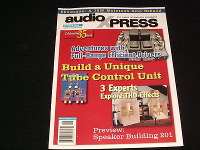AUDIOXPRESS Magazine>VOL.35, ISSUE 10 (2004)>BUILD A UNIQUE TUBE CONTROL UNIT