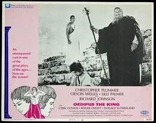 OEDIPUS THE KING Original Movie Lobby Card Poster Orson Welles Sophocles Tragedy