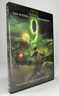 9 (DVD, 2009) Tim Burton(DIR), Elijah Wood, John C. Reilly