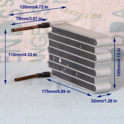 Condenser WT17510532 Air/Water-cooled Aluminum Fin-Tube Heat Exchanger - Picture 2 of 2