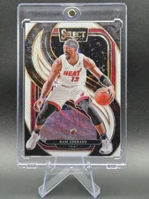 2024-25 Panini Select - White Wave Prizm #/99 Bam Adebayo #163 Miami Heat