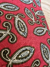 Appointed Apparel Mens Tie Necktie Red Blue Living Epistles Fish Symbol Classic