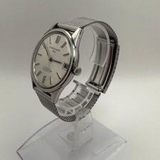 CITIZEN Date Flake 22 Jewels Automatik Uhr Silber Zifferblatt Meshband