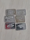 6 1 Gram .999 Fine Silver Bars Lot #13