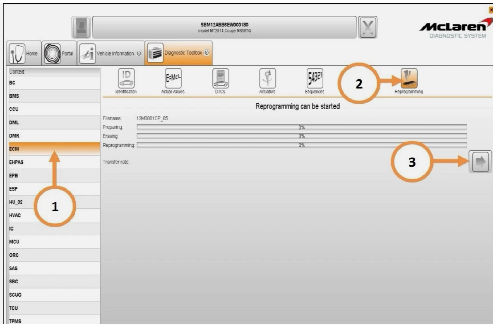 McLaren Diagnostic System MDS Offline. Panasonic CF-D1 No Annual Fee (USA) image 5
