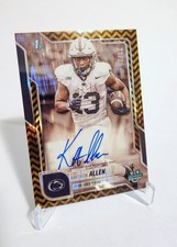 Kaytron Allen - 2025 Bowman U Chrome Black Gold Stealth Auto /25 - On Card - PSU