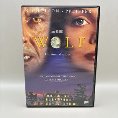 Wolf DVD 1994 Michelle Pfeiffer Jack Nicholson Columbia Pictures Horror Thriller