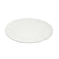 Kuchenteller, Salatteller Italica D. 23Cm Weiß Keramik Virginia Casa