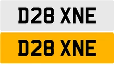 D28 XNE DAWN DAWNS DIANNE DIANE DOWNE NEAT OLD D REG PRIVATE CAR NUMBER PLATE
