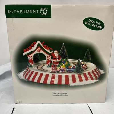 Abteilung 56 Dorfzubehör Santa Land Zugfahrt offener Karton