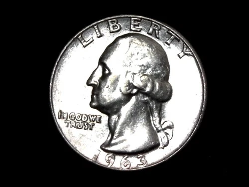 1963, Washington Quarter-Unc