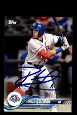 Signed Baseball Card Auto Ronald Guzman 2018 Topps Pro Debut #79