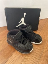 Air Jordan Play In These II TD Black White Toddler Sneakers 510584 001 Size 6c