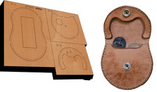 Coin Holder Leather Cutting Die Punch Tool, Die Cut Embossing Template