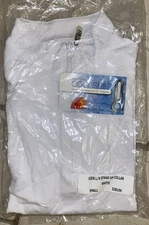 EIS Cool Sun Shirt Long Sleeve 1/4 Zip White Equestrian Shirt Size SMALL