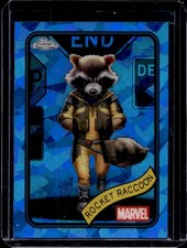 2025 Topps Chrome Marvel Sapphire Rocket Raccoon #120