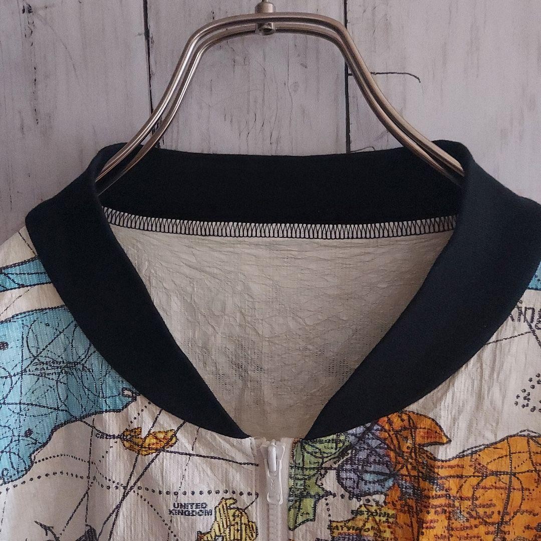 SAINT MICHAEL Dr. Woo World Map Pattern Paper Jac… - image 9