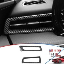 Dashboard AC Air Vent Outlet Cover, for Kia K5 2021 2022 2023 carbon fiber