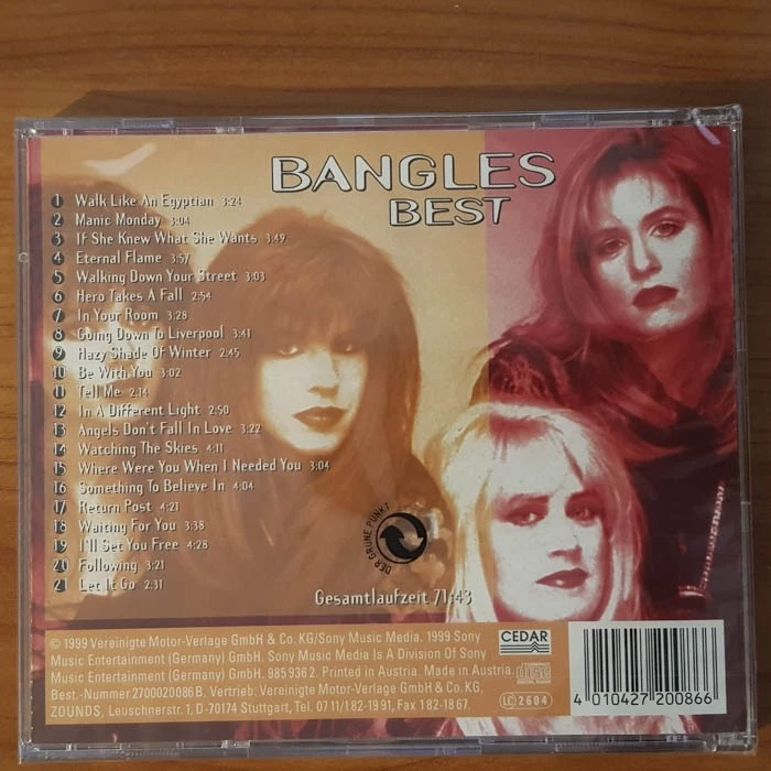 BANGLES Best - Manic Monday ZOUNDS NEU SEALED (CD) - Bild 2 von 2