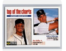 1998 UD CC Ken Griffey Jr./Andres Galarraga #255 (Top Of The Charts) NM ⚾😃