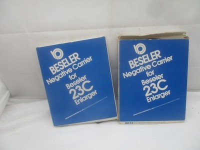 2 x Beseler Negative Carrier 8074 - Beseler 23C Enlarger  Halter für Vergrößerer