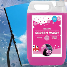 5L Pink Ready to Use All Season Windscreen Screenwash All Seasons Formula Effect 2.33 per litre