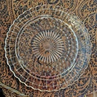 Vintage Federal Glass Cake Plate