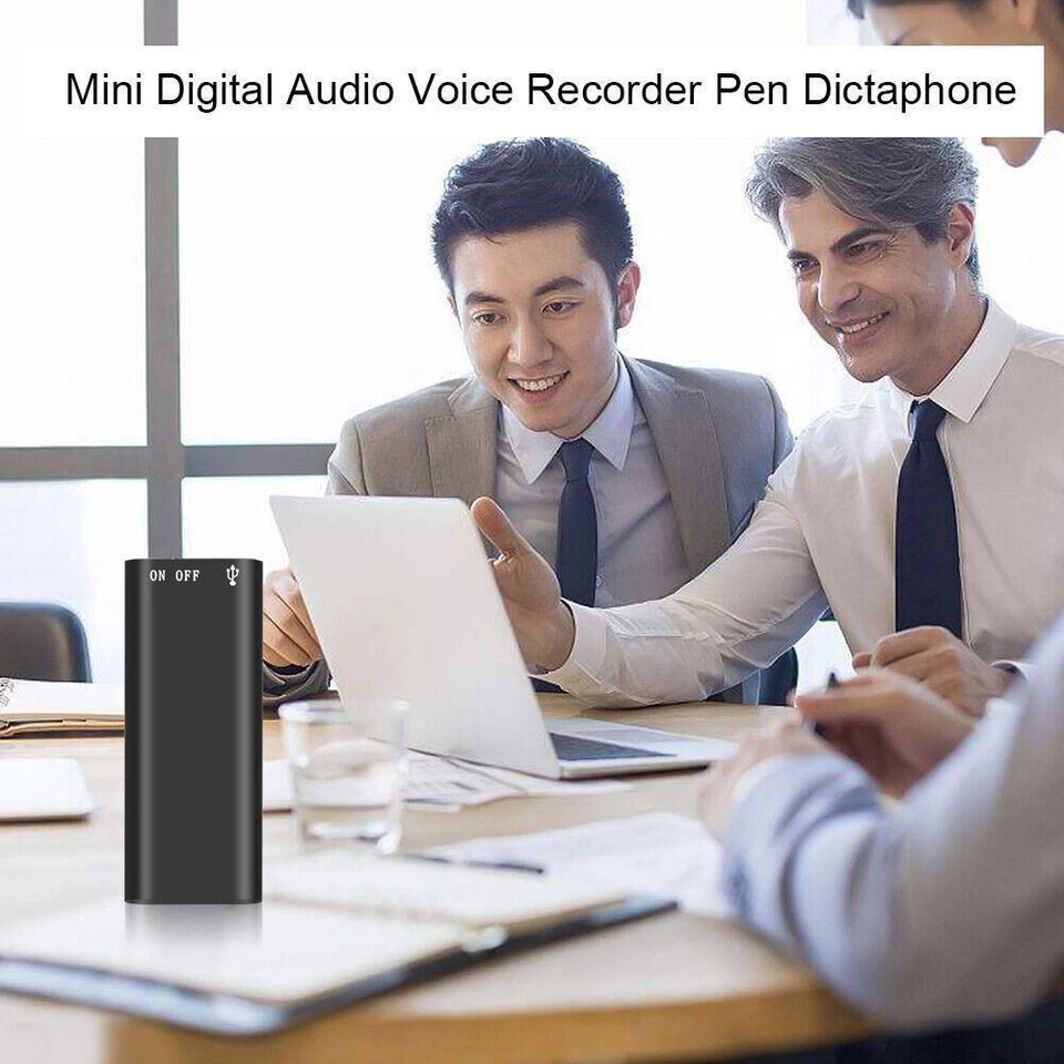 Mini  Audio Recorder Voice Listening Device 96 Hours 8/ 16GB Bug Recording - Image 3 of 4
