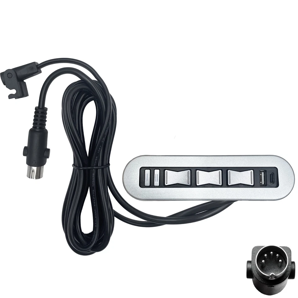 Emomo 8 Button Switch HX90TU2 Recliner Lift Chair Hand Control with USB A C Port