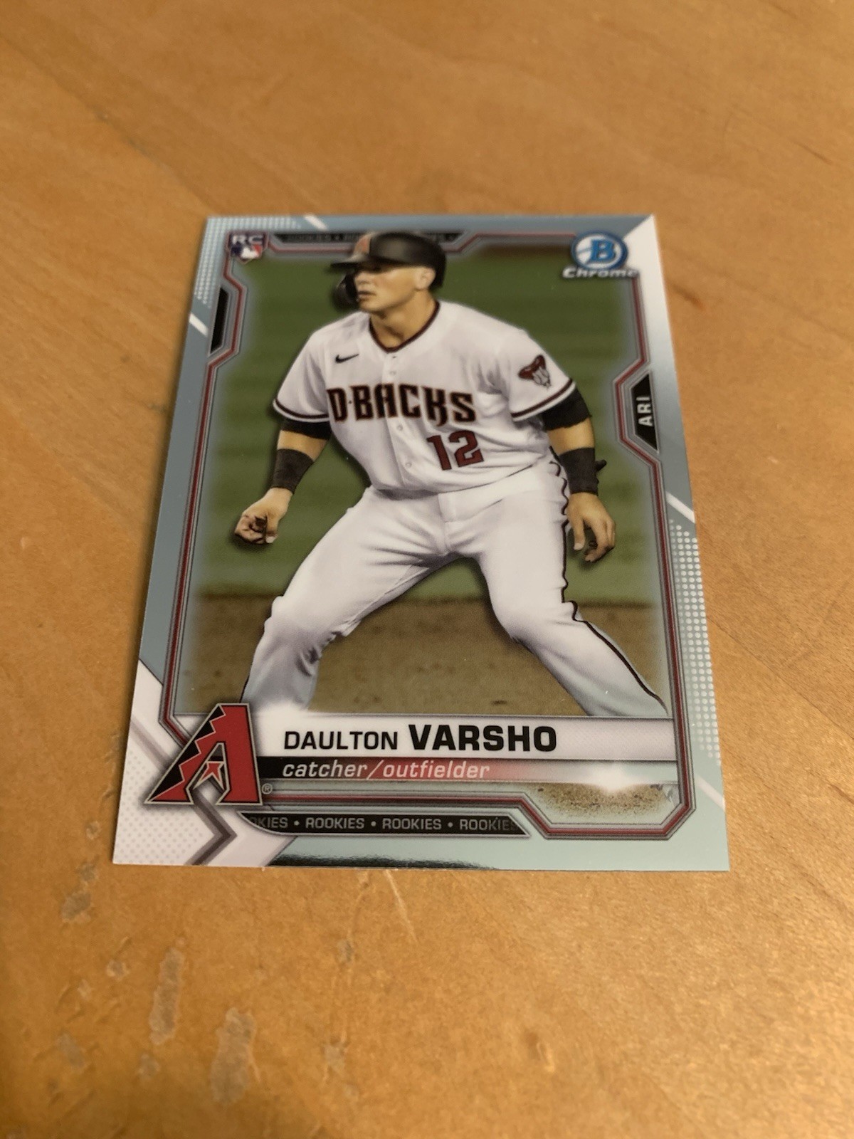 2021 Bowman Chrome - Daulton Varsho RC #95  Rookie Card Arizona Diamondbacks