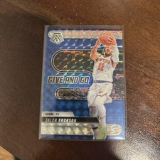 Jalen Brunson 2024-25 Panini Mosaic Give and Go Insert Prizm Knicks