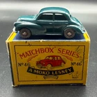 Vintage Original Boxed Lesney Matchbox #46 Morris Minor 1000 Die-Cast Car