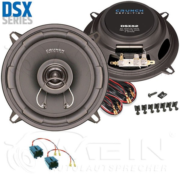 Crunch Auto Lautsprecher FüR Citroen Saxo 1996-2003 Heck TüR 2-Wege 160W #AG51-image