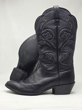 Ariat Womens Size 9B Heritage Western Boots Leather Black 10001037 Pre-owned