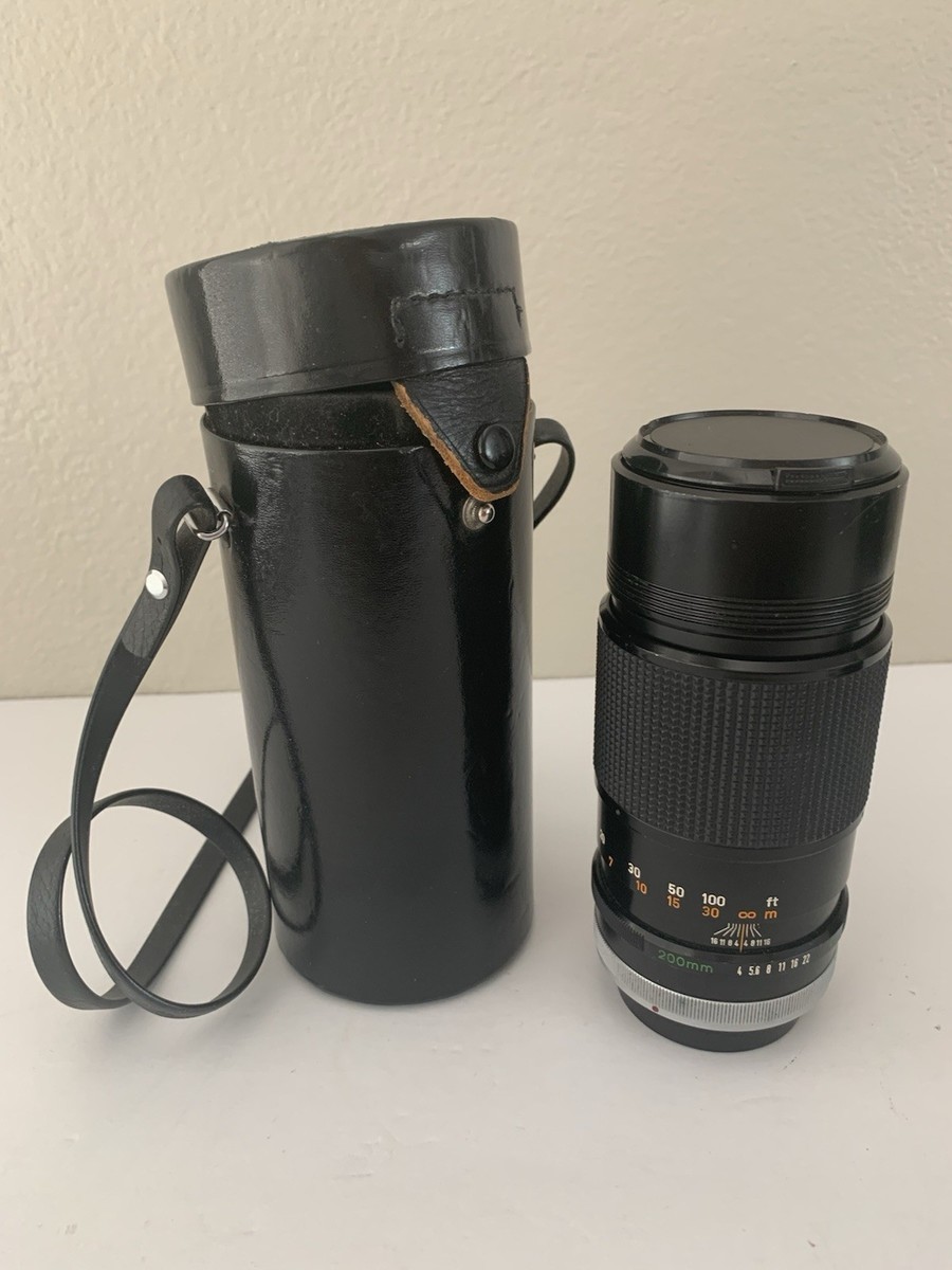 CANON　レンズ　ヴィンテージ　200mm Vintage Lens Review | Canon 200mm F2.8 (new) FD Mount | by